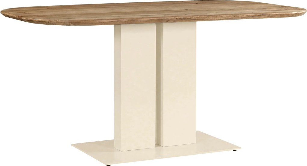 XXXLutz JEDÁLENSKÝ STÔL, akácia, farba akácie, krémová, 160/95/76 cm Lomoco - Stoly - 001630029401
