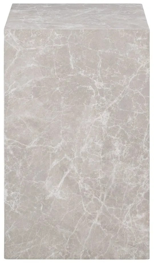 Odkladací stolík v dekore mramoru 30x30 cm Prague – House Nordic