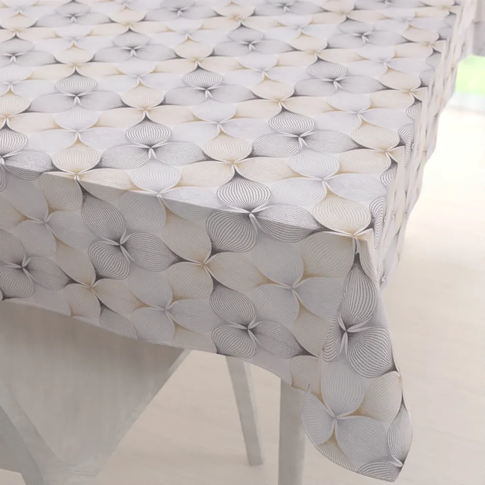 Biante Dekoračný obdĺžnikový obrus PML-031 Designové geometrické obrazce na bielom 80x120 cm