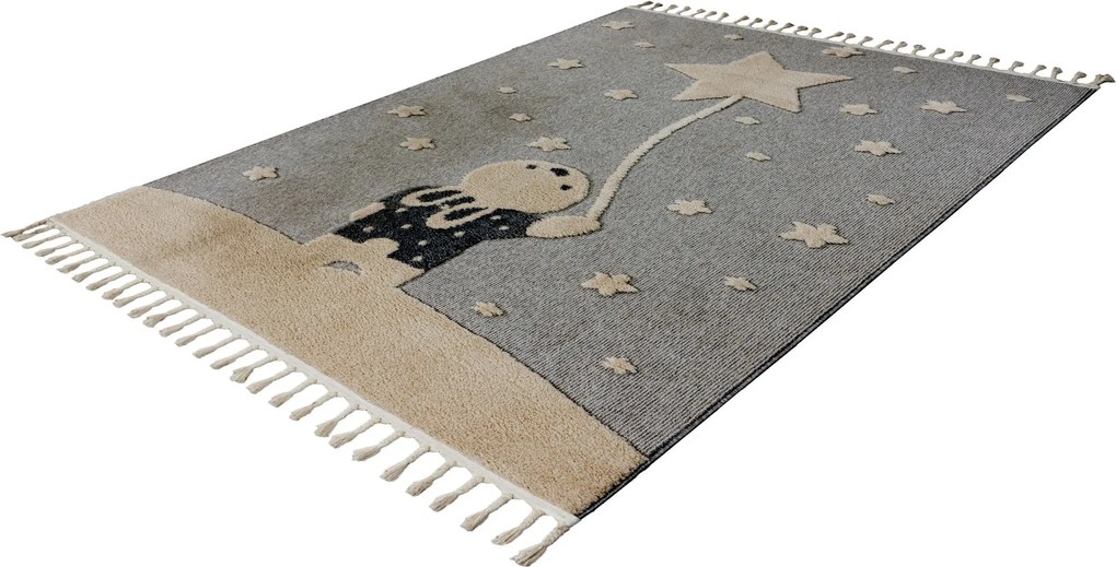 Obsession, Detský kusový koberec My Fano 393 Rast, 160x230, šedá, detská izba