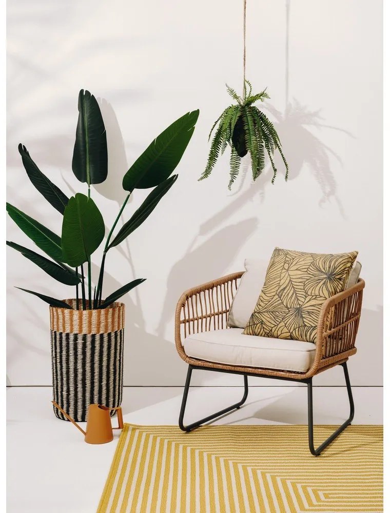 Béžový záhradný nábytok z umelého ratanu Bonami Essentials Vistdal