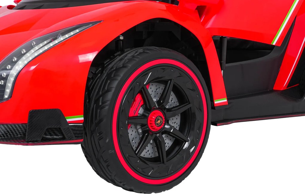 Ramiz Lamborghini Veneno Červené vozidlo
