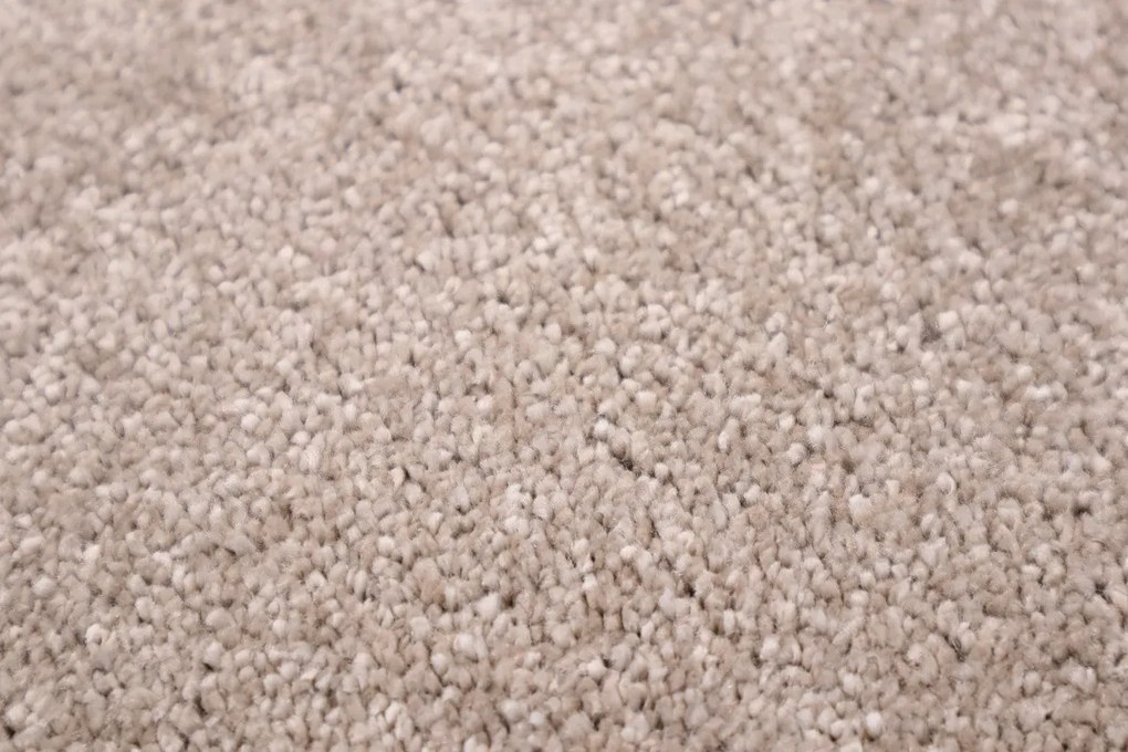 Vopi, Kusový koberec Laguna béžová štvorec, 180x180, béžová, obývacia izba