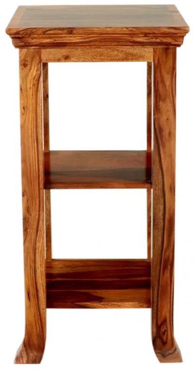 Indický nábytok - Odkladací stolík Kali 40x80x40 indický masív palisander Tmavomedová