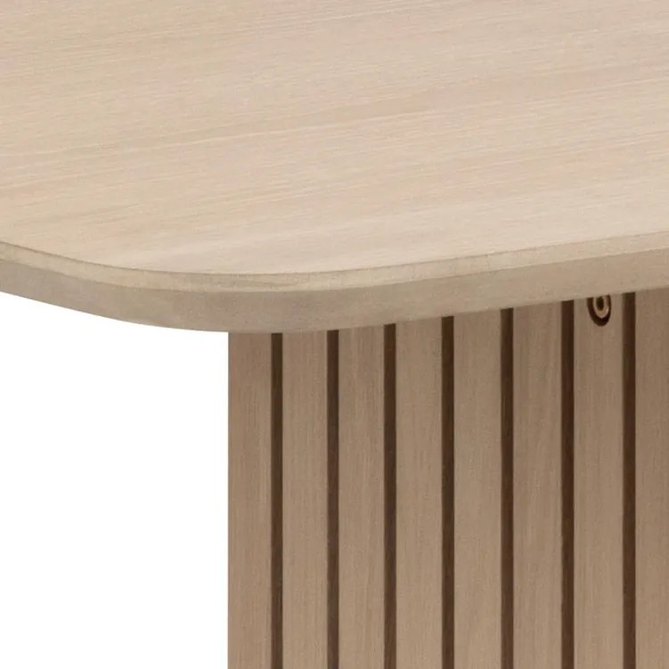 Jedálenský stôl CHRISTO 220 cm bielený dub