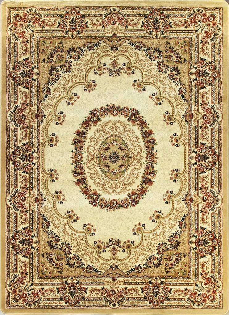 Koberec Adora 5547 krémový – obdĺžnikový so vzorom Rozmer: 60x90 cm