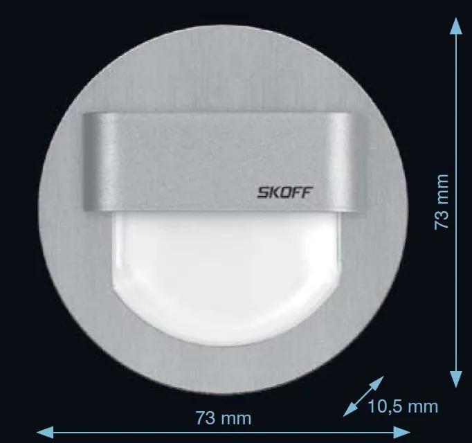 LED nástenné svietidlo Skoff Rueda Stick biela modrá IP20 ML-RST-C-B