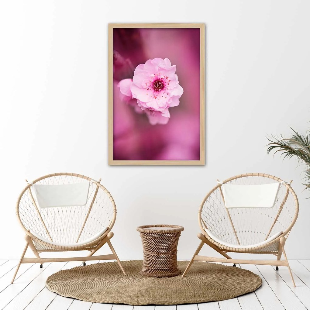Gario Plagát Čerešňový kvet v záhrade Farba rámu: Bez rámu, Rozmery: 40 x 60 cm