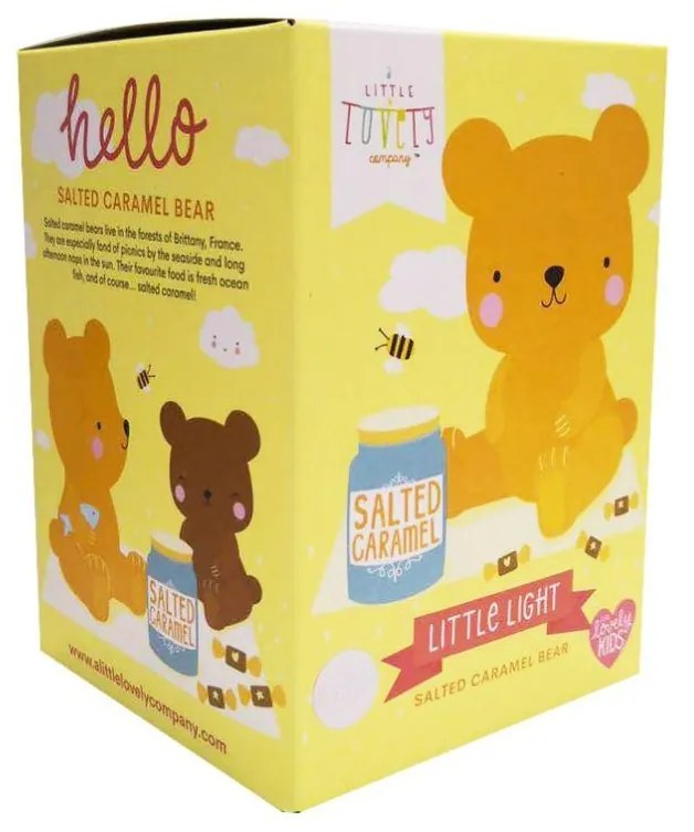 A Little Lovely Company Detské nočné svetielko Salted Caramel Bear