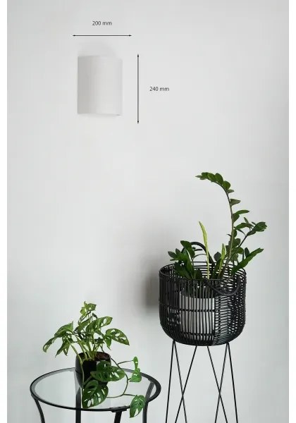 Brilagi - Nástenné svietidlo SEMI 1xE27/15W/230V pr. 20 cm svetlošedá