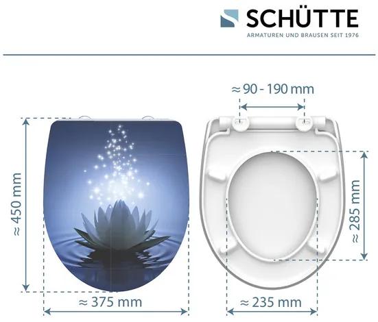 Schütte WC doska so spomaľujúcim mechanizmom (lekno)  (100253145)