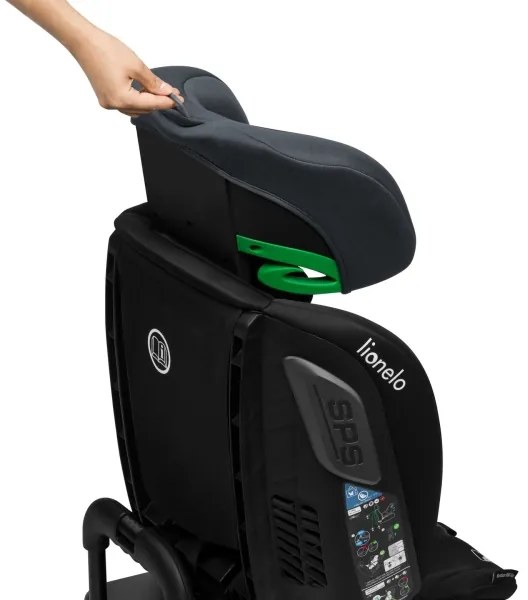 Lionelo - Otočná autosedačka s bázou BASTIAAN i-Size 40-150 cm Sivý kameň