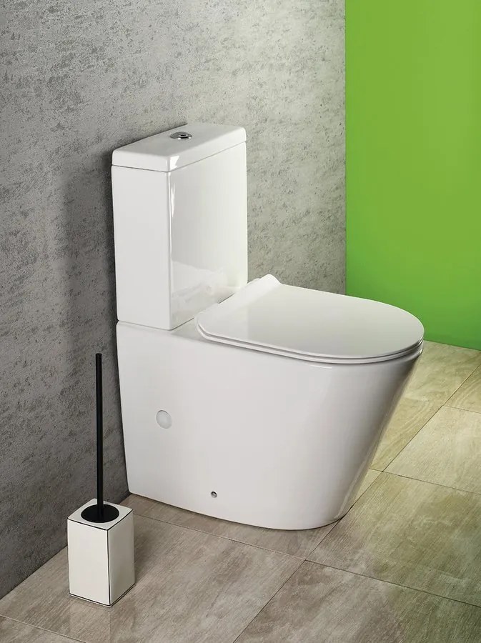 Sapho, PACO WC sedátko, SLIM. Soft Close, biela, PZS1012