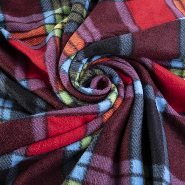 Fleecová deka KOCKA multicolor 150 x 200 cm