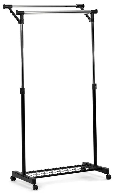 Autronic BONTEC Stojan na šaty, kov, čierna, 84511 BK Farba: Čierna