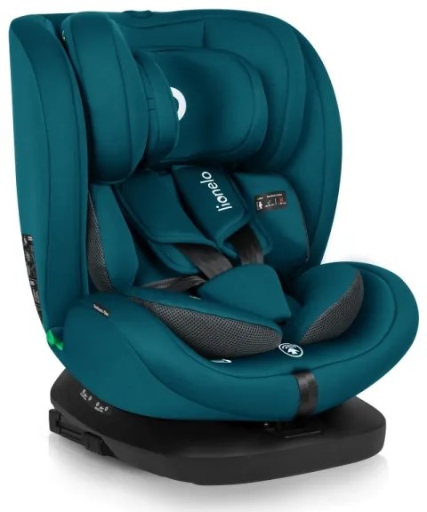 Lionelo - Otočná autosedačka s základňou BASTIAAN i-Size 40-150 cm indigová