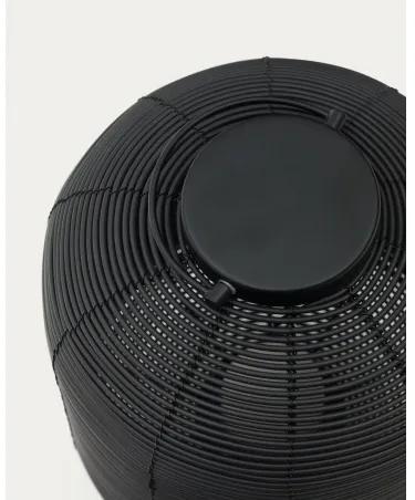 SARANELLA prenosná stolová lampa Čierna