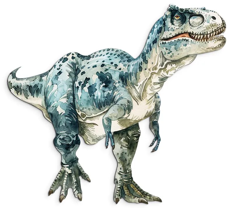 drevko | Detská dekorácia Alosaurus 65 x 71 cm