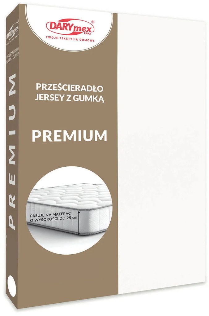 JERSEY PRESTIERADLO PREMIUM 90X200 CM BIELE