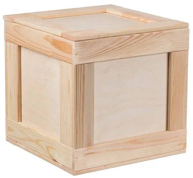 Drevobox Drevený box 30 x 30 cm
