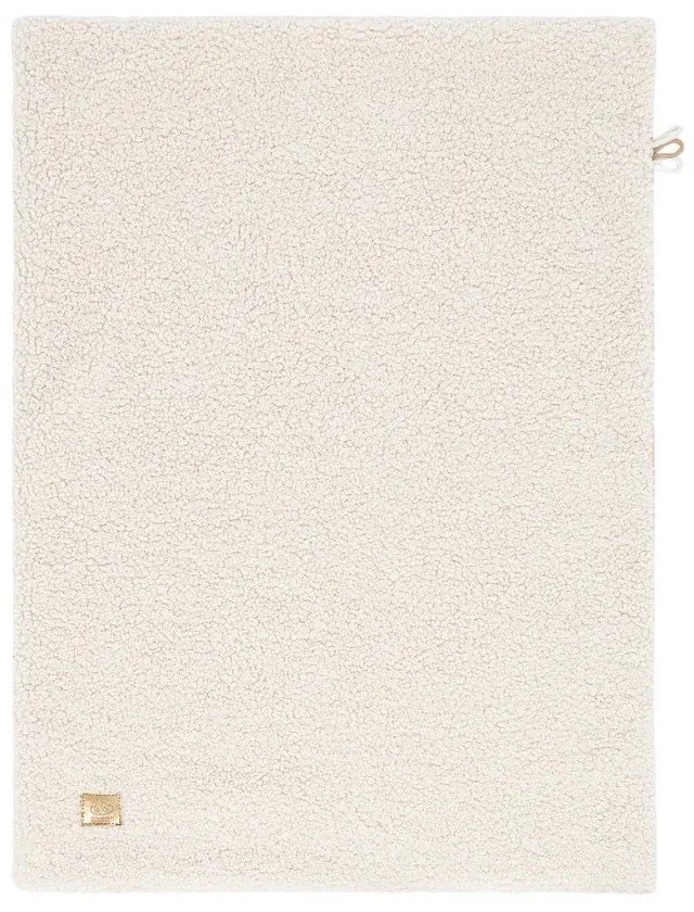 Krémová detská deka s baránkom 100x77 cm – Meowbaby