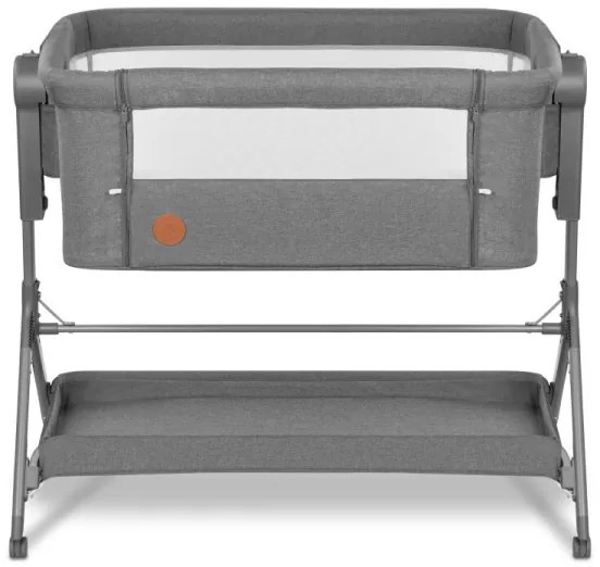 Lionelo - Detská postieľka 3v1 LEONIE PLUS sivá