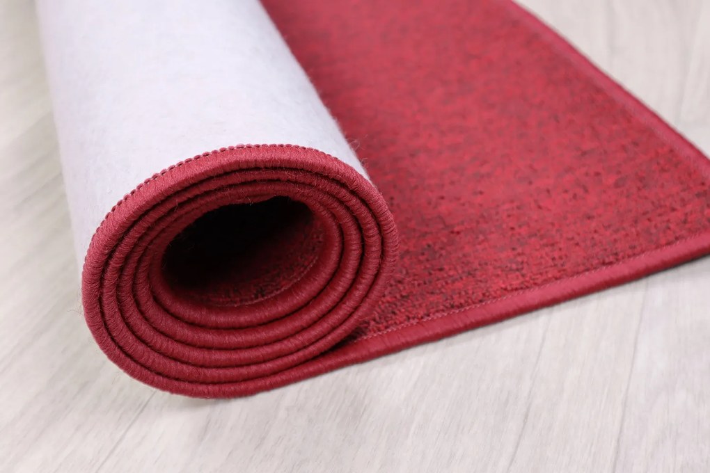 Vopi, Behúň na mieru Astra červená, šíre 50 cm, červená, chodba / predsieň