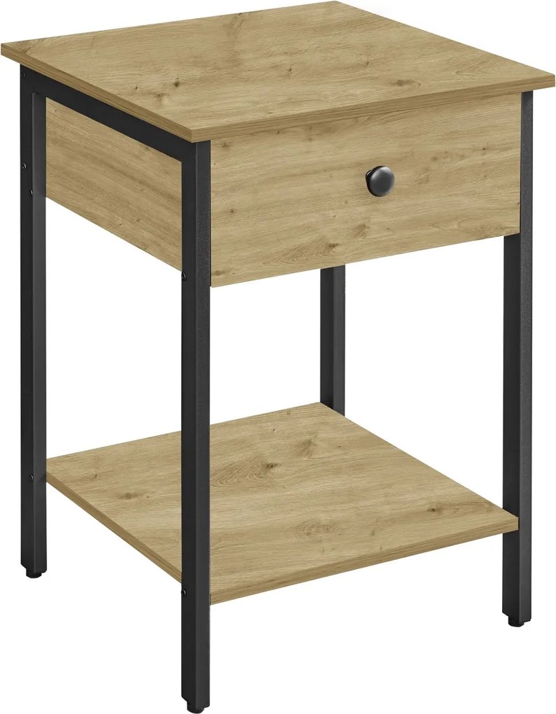 Odkladací stolík so zásuvkou TAYLOR ARTISAN 40x40 cm