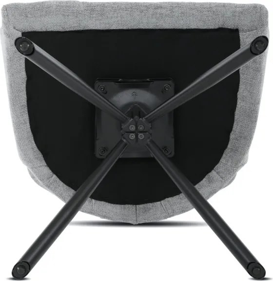 Jedálenská stolička sivá DCH-T1122 GREY2