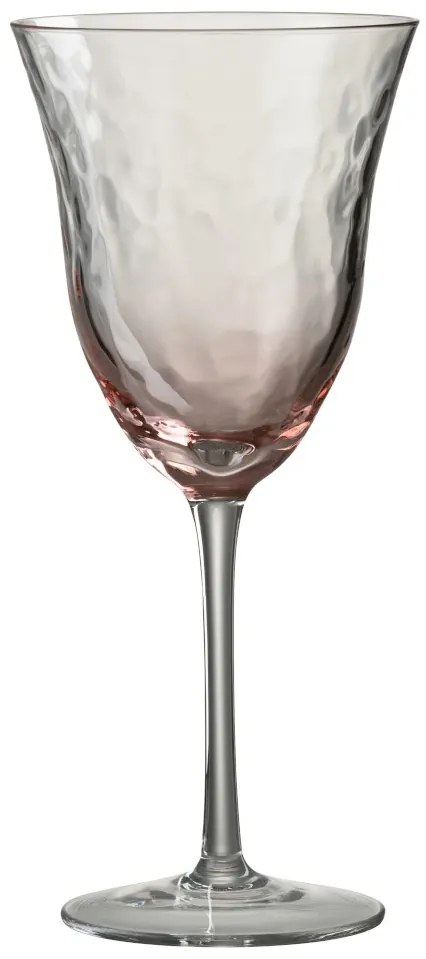 Ružová pohár na víno Verma - Ø 10 * 22 cm