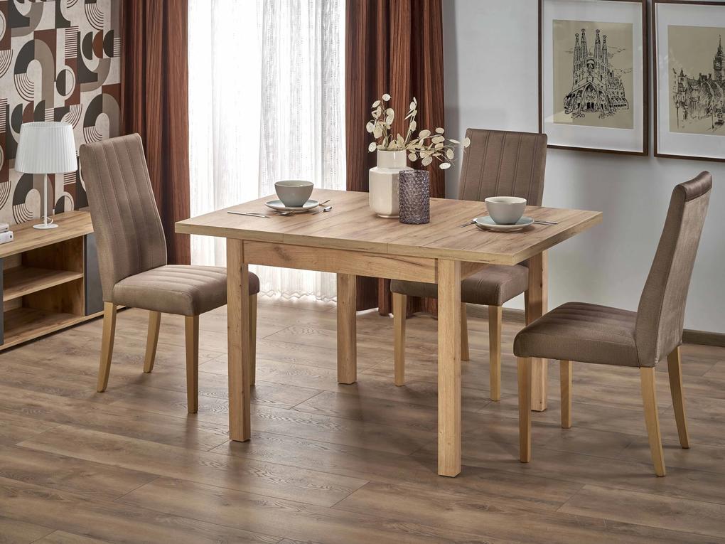 Rozkladací jedálenský stôl 90-125 cm Tango (dub craft) (pre 4 osôby). Vlastná spoľahlivá doprava až k Vám domov. 1049288