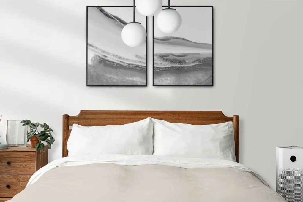 Stropné svietidlo Florence, 3x biele sklenené tienidlo, b, o