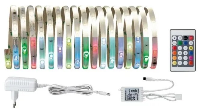 Paulmann 70697 - LED RGBW/10,5W Stmievateľný pásik DIGITAL 4,8m 230V + DO