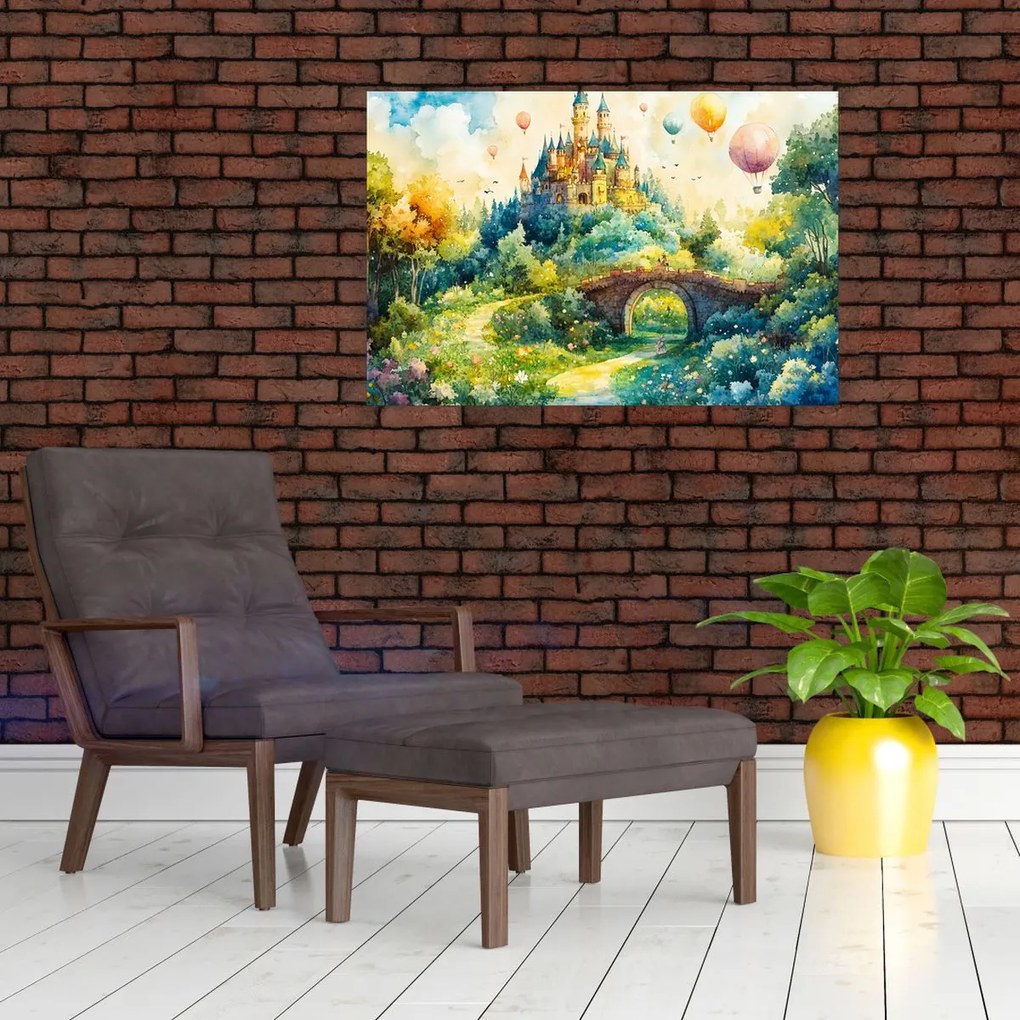 Obraz - Rozprávkový zámok (90x60 cm)