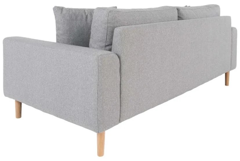House Nordic - Elegantná 2-miestna pohovka LIDO LOUNGE 180 cm, svetlošedá
