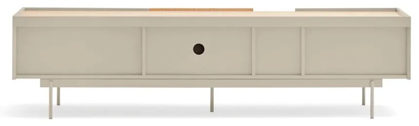 TV stolík v dekore duba v béžovo-prírodnej farbe 180x45 cm Otto – Teulat