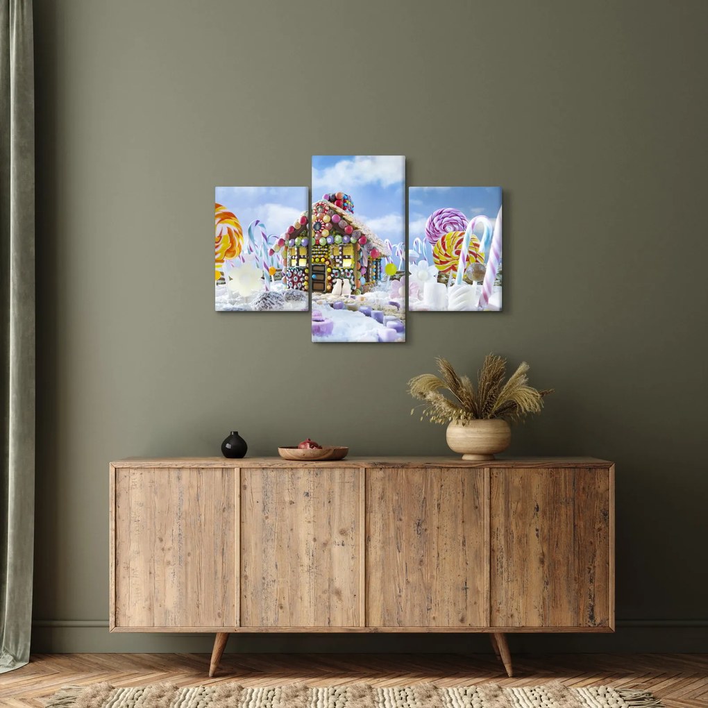 Obraz - Perníková chalúpka (90x60 cm)