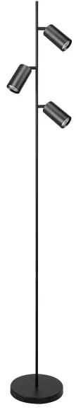 Brilagi - Stojacia lampa SELE 3xGU10/30W/230V čierna
