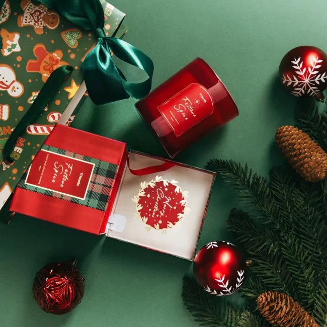 Sviečka TARTAN Festive Spice 760631