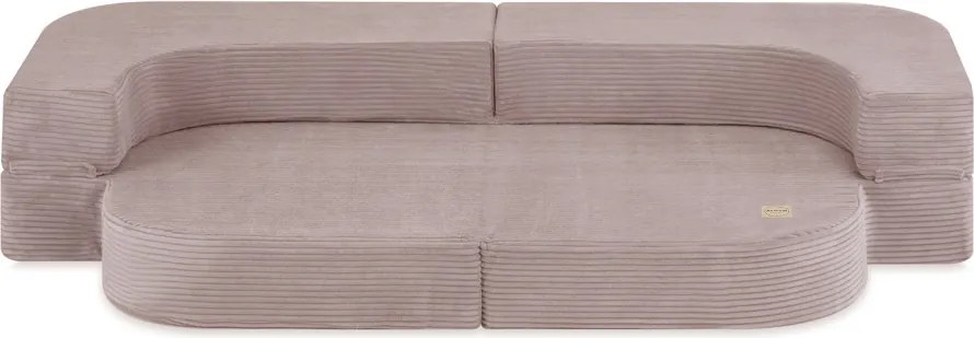 Rozkladacia detská pohovka - béžová, prémiový menčester