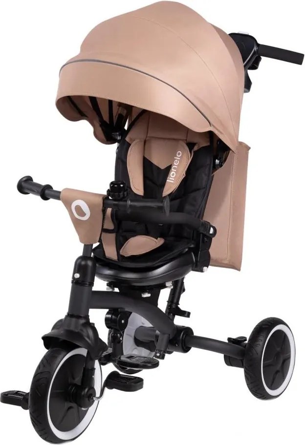 Lionelo - Detská trojkolka TRIS PLUS béžovo-piesočná