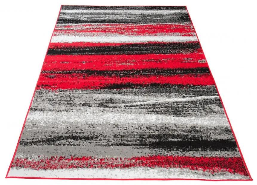 Kusový koberec PP Elpa šedočervený 130x190cm