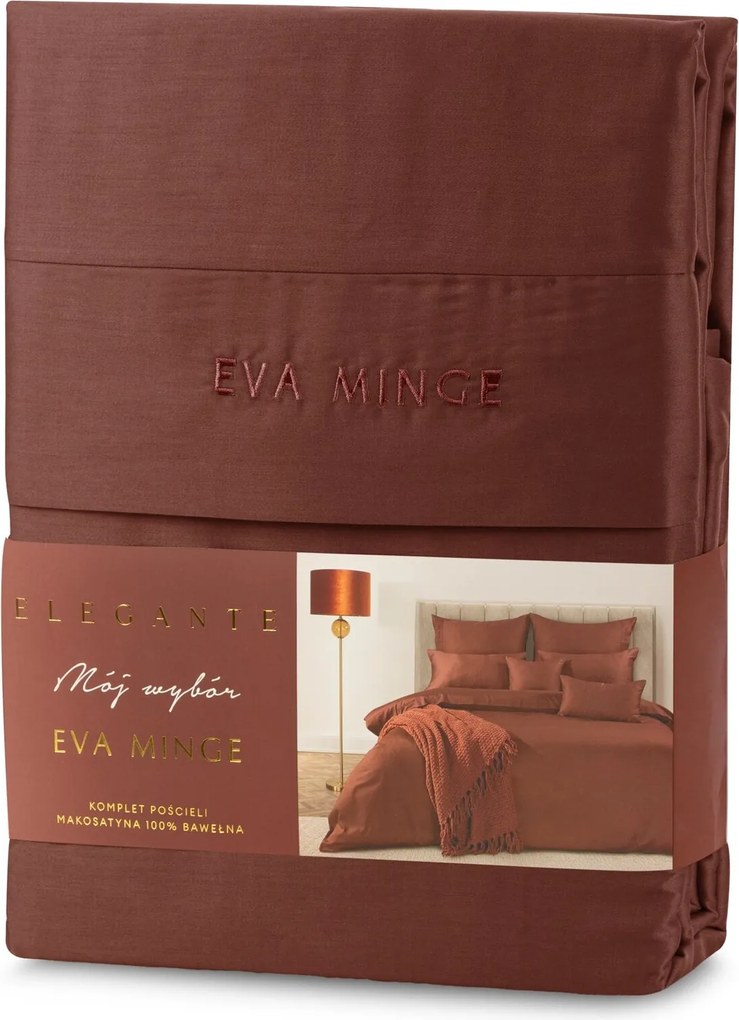 MAKOSATÉNOVÉ OBLIEČKY EVA MINGE ELEGANT1I 200X220 CM, 2 KS 70X80 CM MARSALA