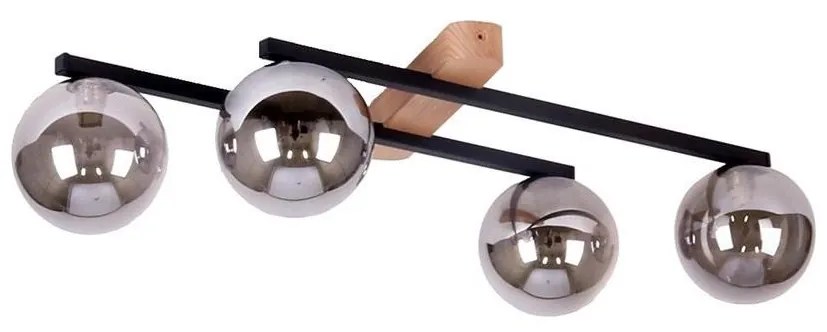 TK Lighting Prisadený luster BOIS 4xG9/8W/230V TK5712