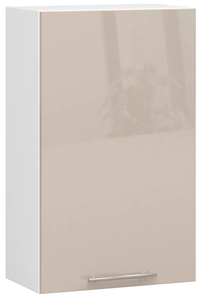 Závesná kuchynská skrinka Olivie W 50 cm biela/cappuccino