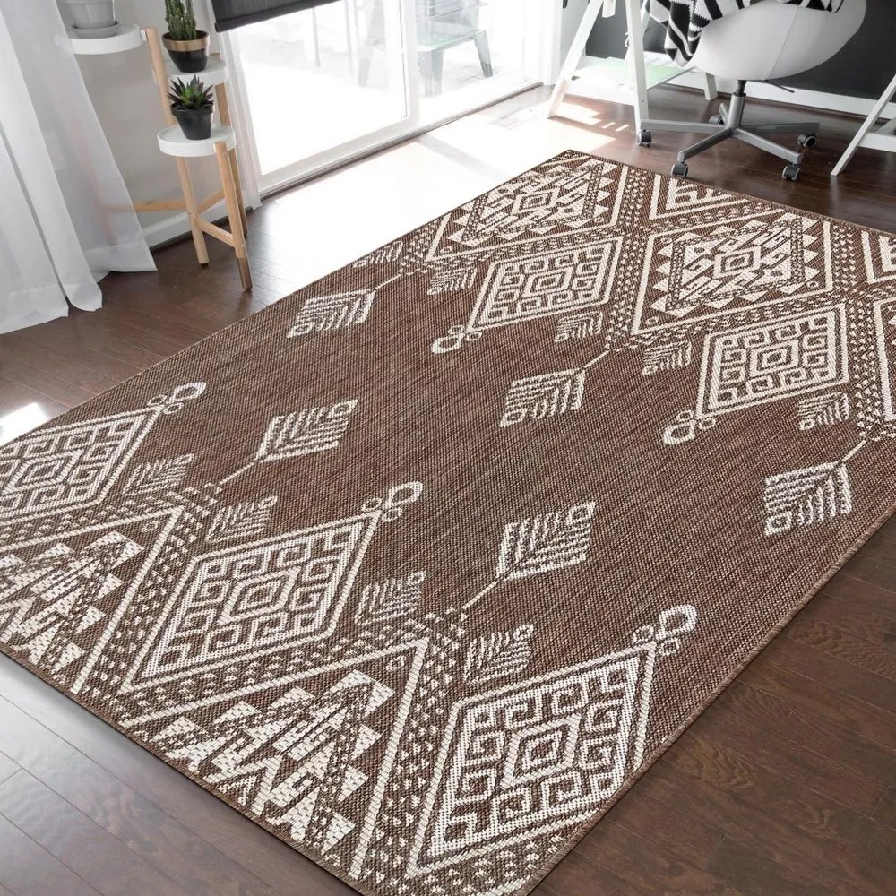 Unikátny koberec s moderným geometrickým vzorom Šírka: 80 cm | Dĺžka: 150 cm