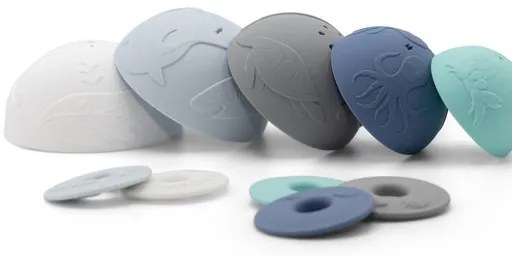 Silikónové stohovacie poháre, oceán