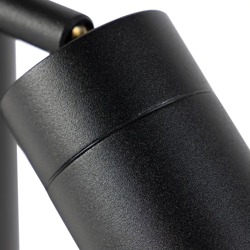 Vonkajšia lampa čierna 45 cm nastaviteľná IP44 - Solo