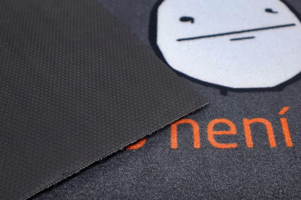 Mercury Flooring, Rohožka Nikto nie je doma 40x60 cm, 40x60, šedá