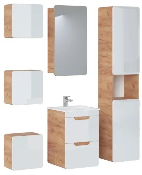 Kúpeľňová závesná skrinka pod umývadlo BÁRA 40 cm